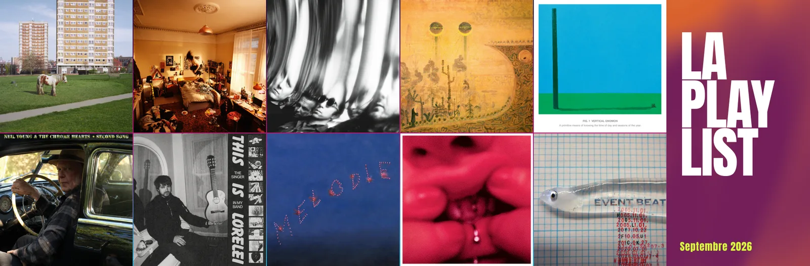 La playlist du mois de septembre